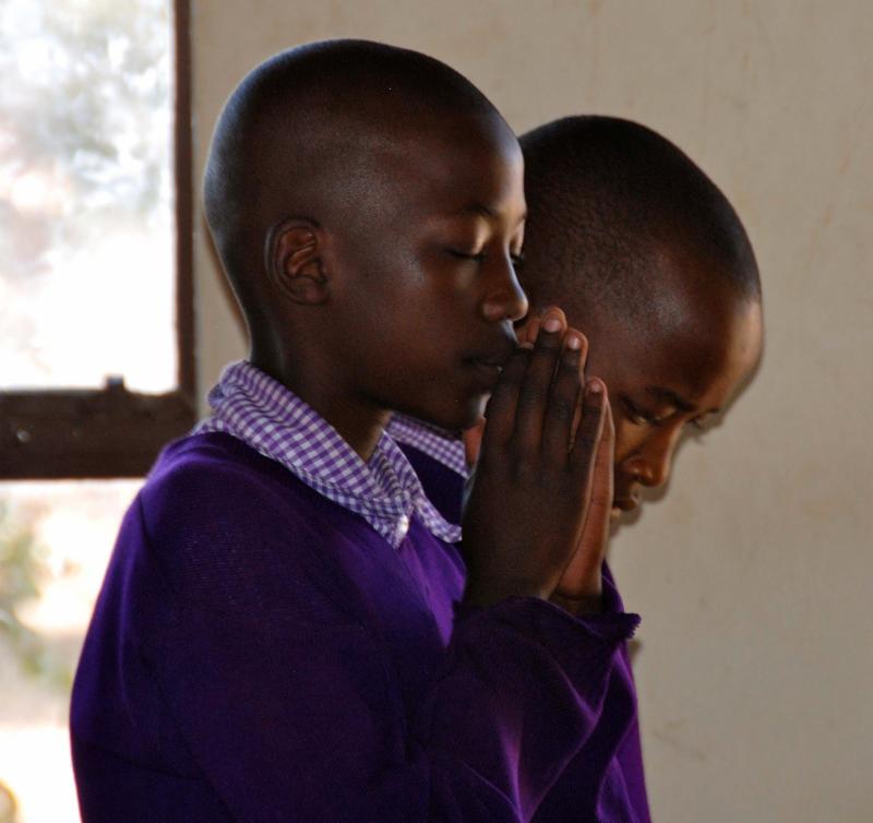 Boys in Prayer