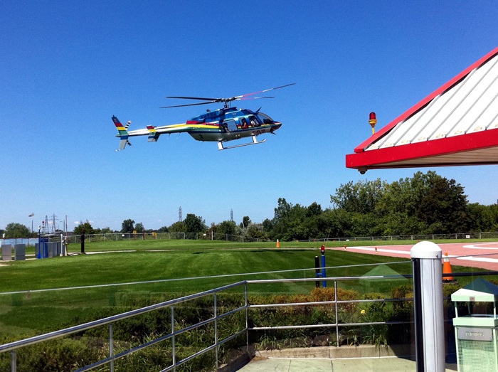 Niagara Helicopters llegando