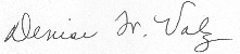 Denise Valz signature
