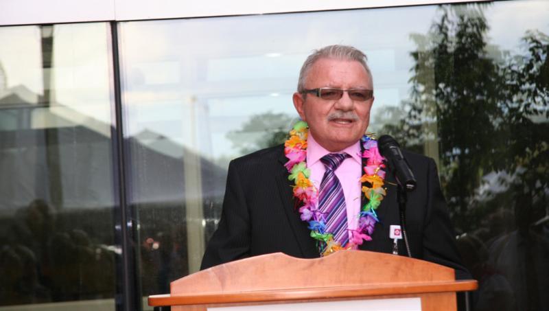 John Harney saying goodbye on June 17, 2015