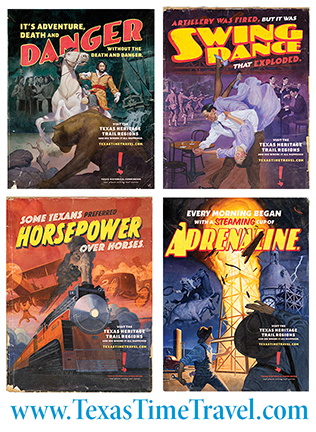 Texas Time Travel posters