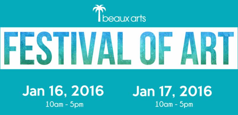 Beaux festival of art logo