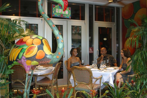 People eating at Ortanique