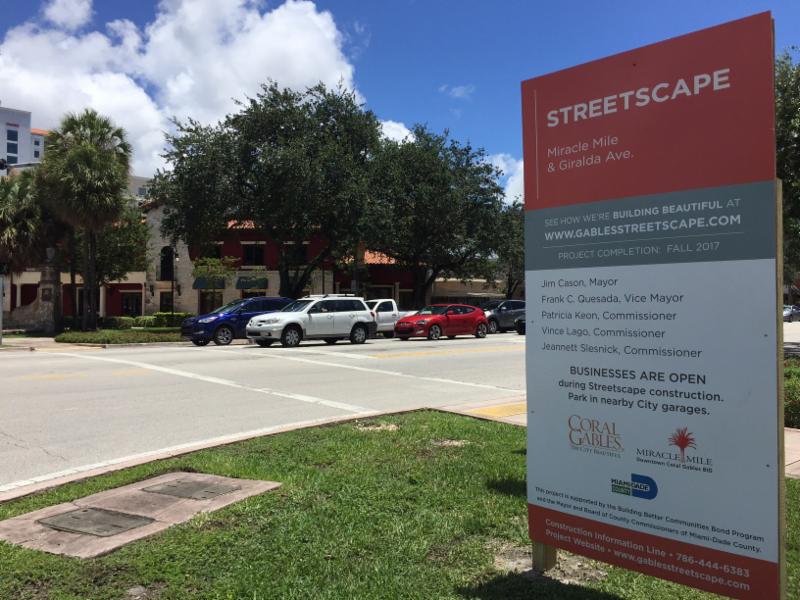 Gablesstreetcape construction