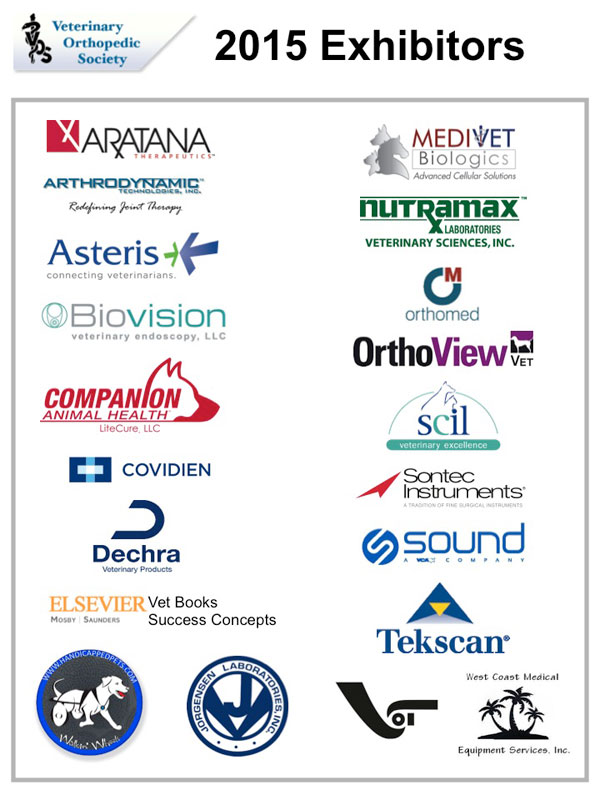 VOS 2015 Conference exhibitors