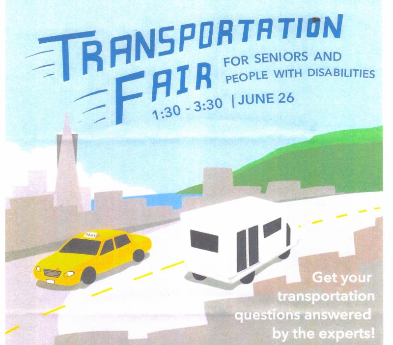 original art poster with taxi and van