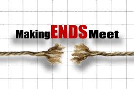 frayed rope with the words Making Ends Meet