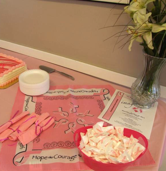 picture of pacesetting for pink luncheon