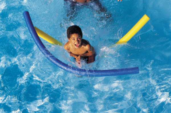 boy in pool
