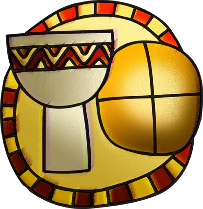 chalice and bread