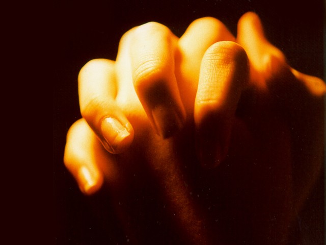 hands folded in prayer