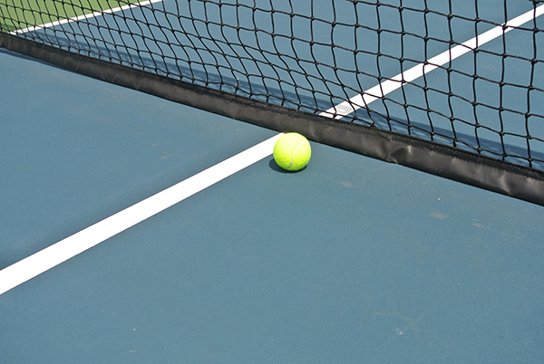 tennis outside