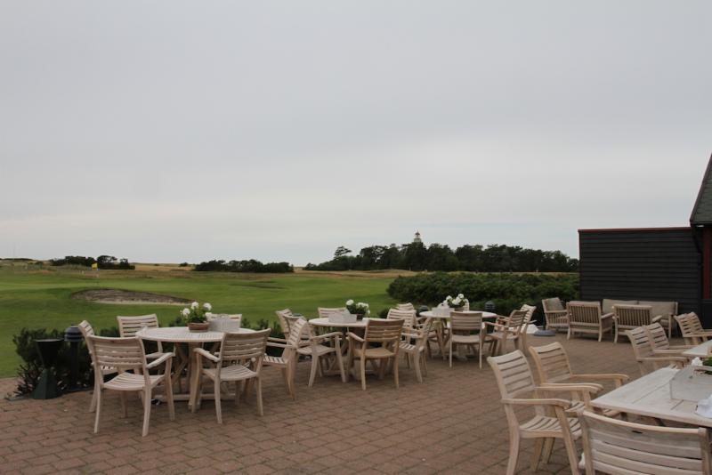 Lunch p_ Falsterbo golfklubb. Foto av Kerstin Alm