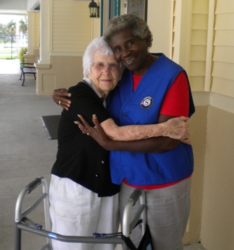 Impact Broward client and volunteer