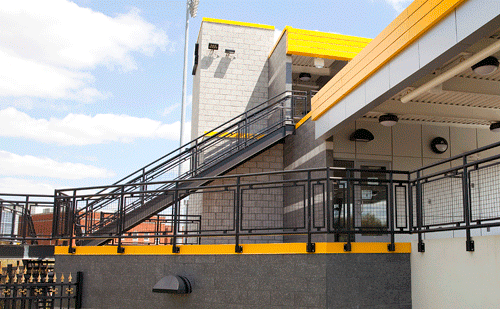 Image of W Liberty Stadium Railing