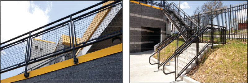 West Liberty University Stadium Railing by Hollaender