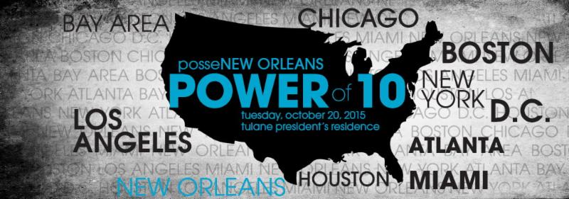 Posse New Orleans Power of 10 fundraiser