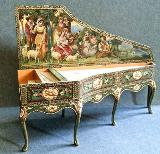 Miniature harpsichord