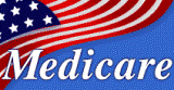 Medicare logo with US flag