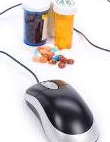 Computer mouse and pills