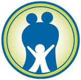 Graphic of 2 adults & a child