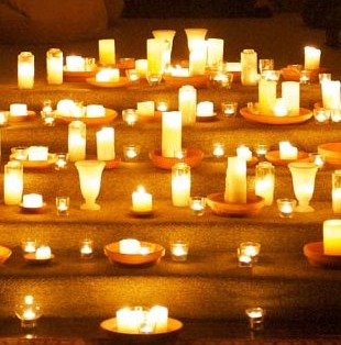 Candles in Chancel