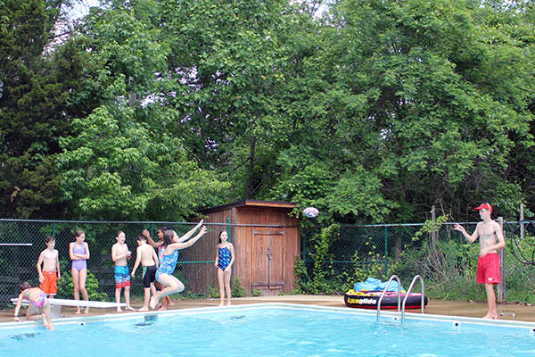 Coopers at pool