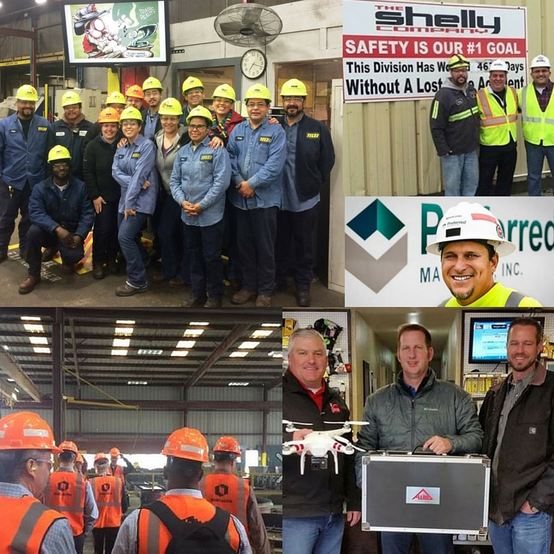 Collage of employees and vendors