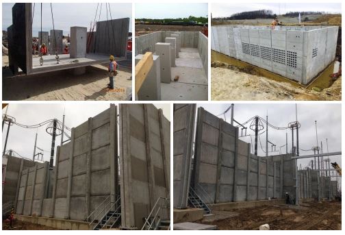Five different precast projects