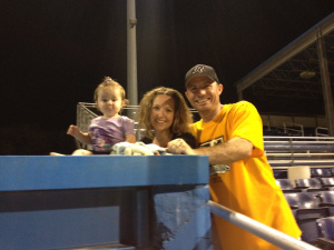 photo of Joe, his wife and daughter