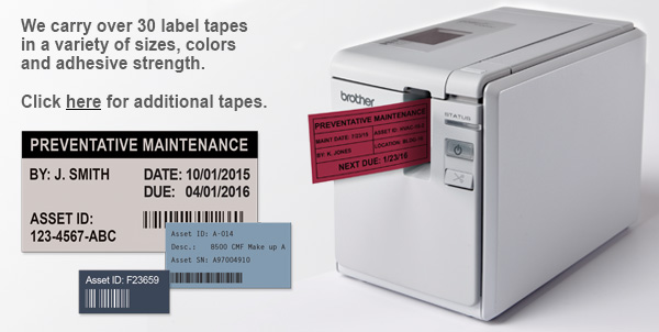 Other label tape colors available