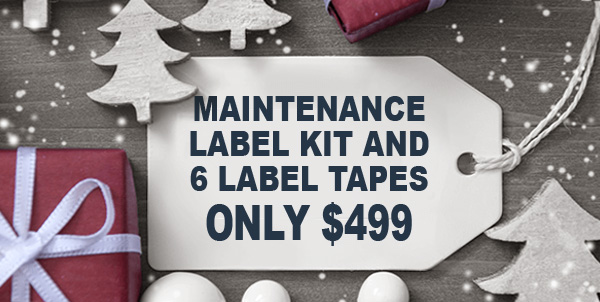 Maintenance Label Kit Special Price