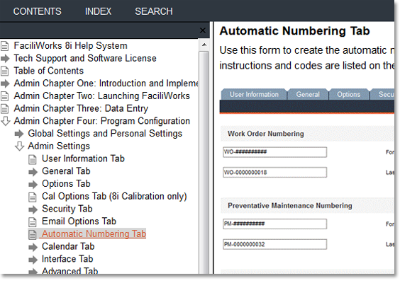 Help System
