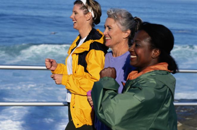women walking