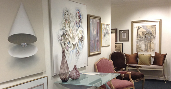 Upstairs Gallery Hall of Art