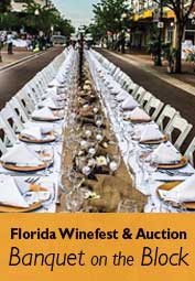 Florida Winefest & Auction's Banquet on the Block in Sarasota, Florida