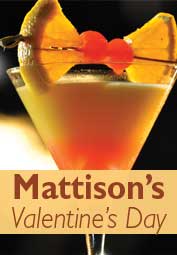 Valentine's Day Specials at Mattison's City Grille and Mattison's Forty-One in Sarasota, Florida
