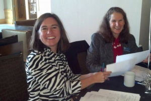 Colleen Bailey and Kaki Rusmore at Dec 4 event