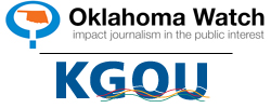 Oklahoma Watch and KGOU logos