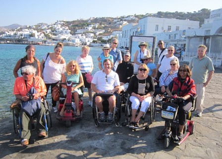 Participants in 2014 accessible group cruise