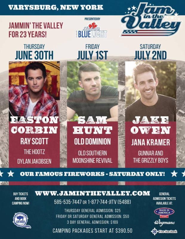 Necessities for Jam In The Valley 1 Week To The Biggest Country Music