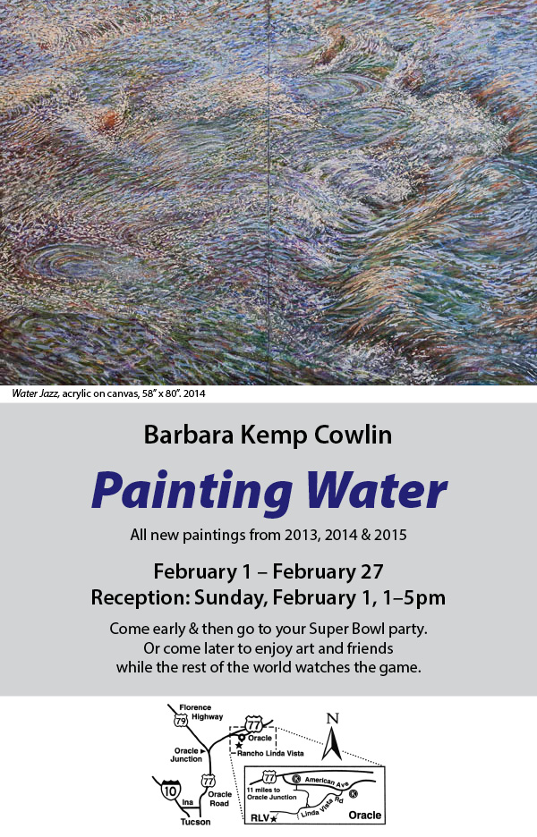 Painting Water Exhibit at Rancho Linda Vista
