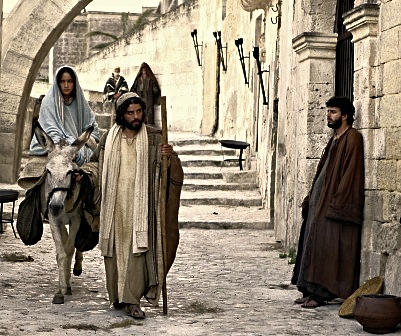 Joseph and Mary before the Innkeeper