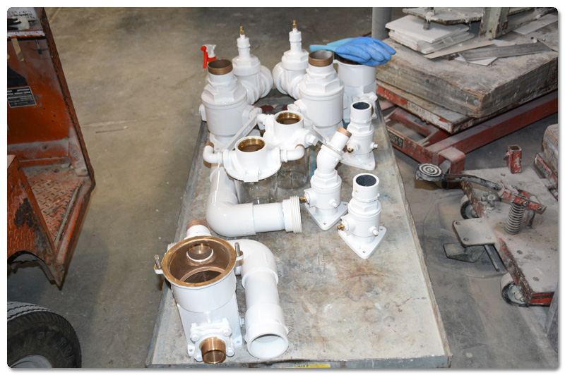 Rolling down the line at Viking Yachts