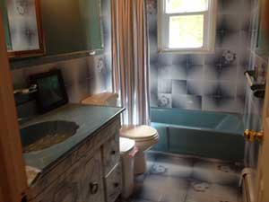 bathroom before