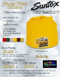 Fleece Beanie Cap