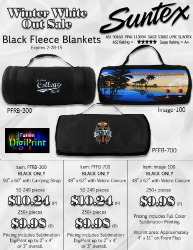 Black Fleece Blankets