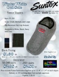 Fleece Slippers