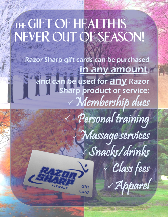 Razor Sharp Racine Spring News from Razor Sharp Fitness - April