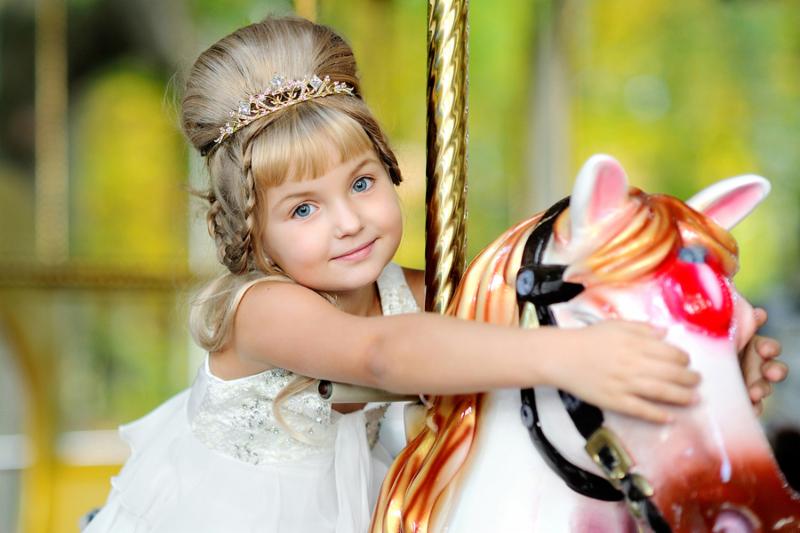 portrait of a Beauty and fashion princess girl